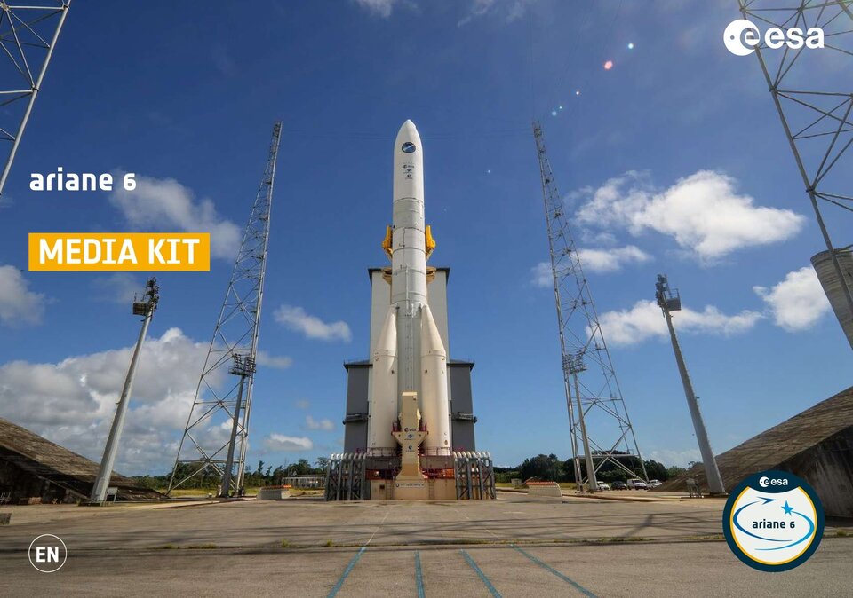 Ariane 6 media kit cover