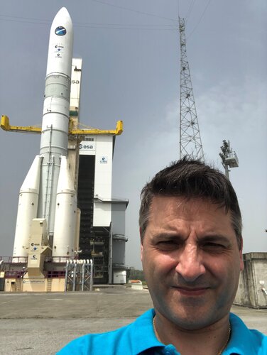 Franck and Ariane 6 test model