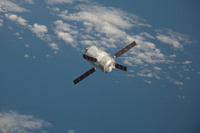 ATV-3 approaches Space Station