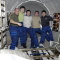 Expedition crews inside Jules Verne ATV