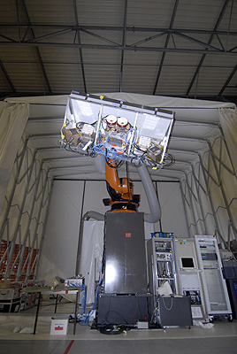 ATV sensors for rendezvous simulation