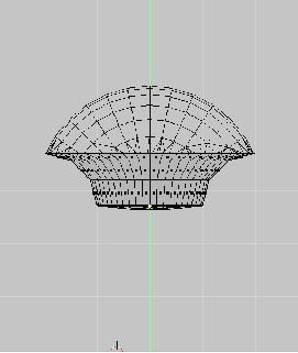 Jumping spider eye 3D model.