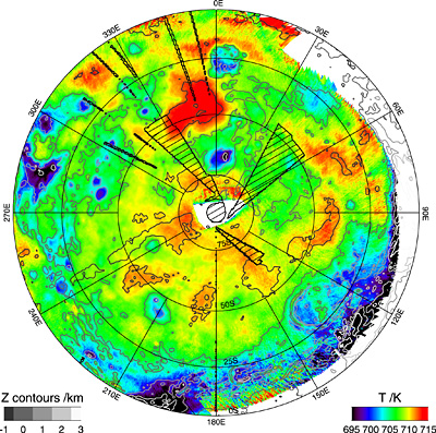 The new temperature map of Venus' southern hemisphere