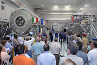 Node 3 welcoming ceremony at KSC