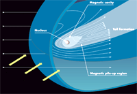 structure of a comet