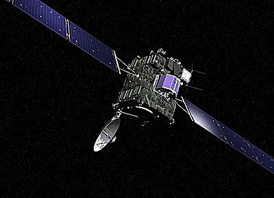 Die Raumsonde Rosetta, Quelle: ESA