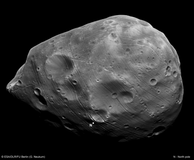 Mars Express HRSC views of Phobos 10 March 2010