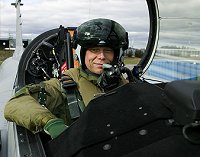 Christer in aircraft