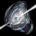 Artist's impression of anomalous X-ray pulsar seen by Integral
