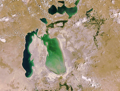Declining Aral Sea