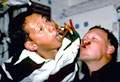 Astronauts Gorie and Mohri