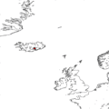 Predicted path of volcanic ash