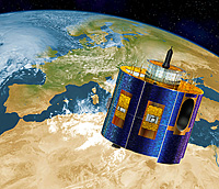 Artist's impression of Meteosat Second Generation (MSG)