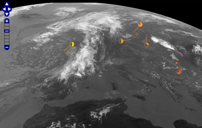 Thermal infrared channel image, IR 10.8, including ground observ