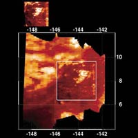 Possible volcanic dome on Titan