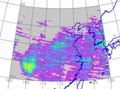 Sulfur dioxide emission measurements over China