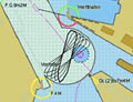 Mapping the turning of a tug boat in harbour