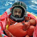 Umberto Guidoni in training