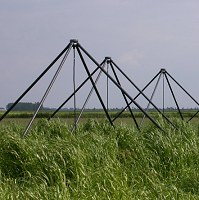 LOFAR-antenner på marken