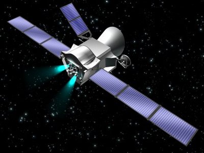 Artist's impression of the Mercury Composite Spacecraft during t