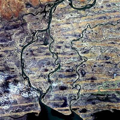 True-colour image of the Niger Inland Delta
