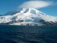The majestic glacier mountain of Heard Island