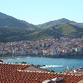 The village Banyuls-sur-mer