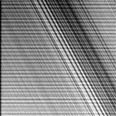 Saturn's rings - 1 July 2004