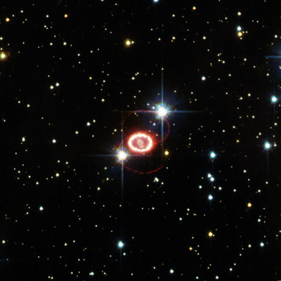 Supernova 1987A remanescente