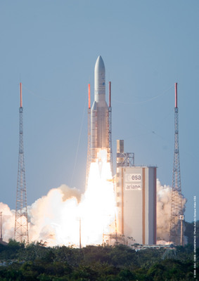 Ariane 5 launches from Europe's Spaceport