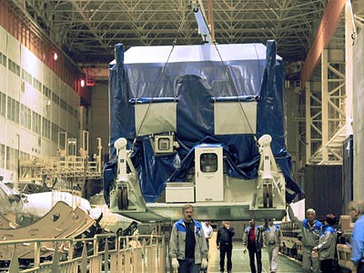 MetOp's Payload Module Container unloaded