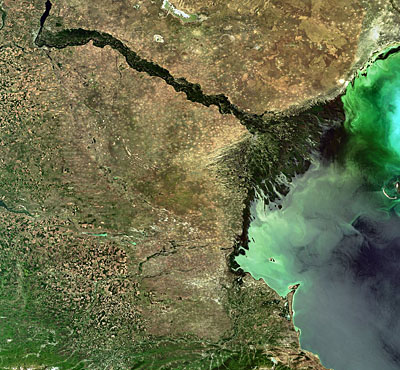 Earth from Space: Volga Delta