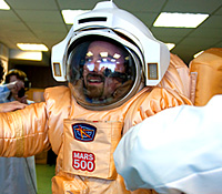 Mars spacesuit testing
