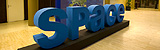 Exhibition elements after the entrance