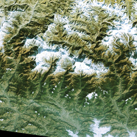 Annapurna region overview, 15 December 2000