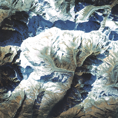 Landsat TM image of the Annapurna I region