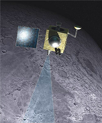 Artist's impression of Chandrayaan-1