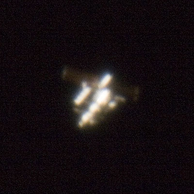 ISS image from Munich Public Observatory