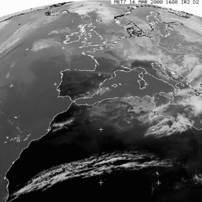 Meteosat image, 16 March 2000