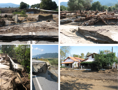 Indicative damages from the October 2006 floods