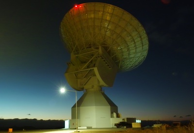 Giant tracking station readies for operation