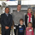 Esa Alanen with his family and Michel Togini