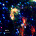 Supernova remnant in the Small Magellanic Cloud