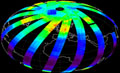 Total ozone column amount measured by GOME