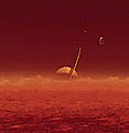 Saturn from Titan