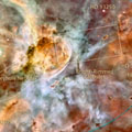 Carina Nebula, Hubble image