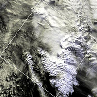 MODIS image taken on the same date and at the same time