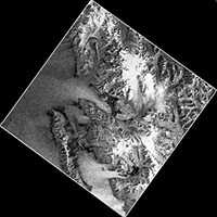 Envisat ASAR radar image of Kronebreen of 26 February 2008