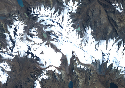 Landsat 1988 image of glaciers