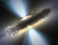 Dust torus around a supermassive black hole